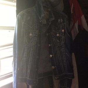 Designer True Religion Jean Jacket Jimmy super t